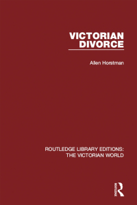 صورة الغلاف: Victorian Divorce 1st edition 9781138639096