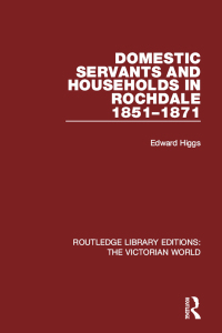 Titelbild: Domestic Servants and Households in Rochdale 1st edition 9781138638846