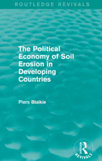 Imagen de portada: The Political Economy of Soil Erosion in Developing Countries 1st edition 9781138638716