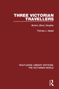 Cover image: Three Victorian Travellers 1st edition 9781138638440
