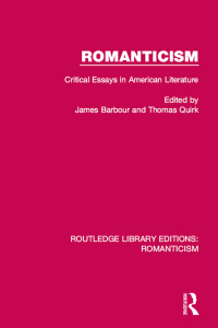 Cover image: Romanticism 1st edition 9781138195677