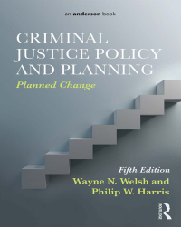 Imagen de portada: Criminal Justice Policy and Planning 5th edition 9781138195011