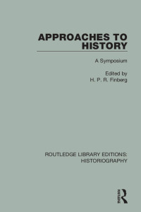 Titelbild: Approaches to History 1st edition 9781138194335