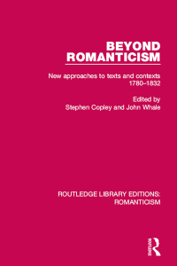 Cover image: Beyond Romanticism 1st edition 9781138194212