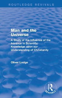 Imagen de portada: Man and the Universe 1st edition 9781138192676
