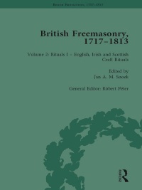 Cover image: British Freemasonry, 1717-1813 Volume 2 1st edition 9781138100183