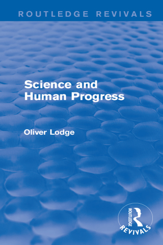 Imagen de portada: Science and Human Progress 1st edition 9781138192522