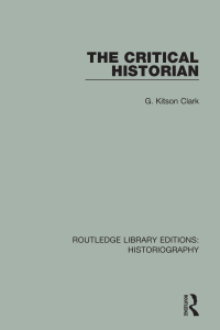 Titelbild: The Critical Historian 1st edition 9781138191587