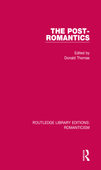 Imagen de portada: The Post-Romantics 1st edition 9781138191006