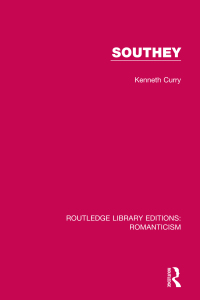 Imagen de portada: Southey 1st edition 9781138189980