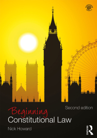 Cover image: Beginning Constitutional Law 2nd edition 9781138189300