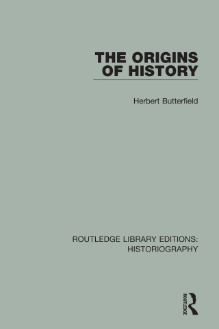 Cover image: The Origins of History 1st edition 9781138187832