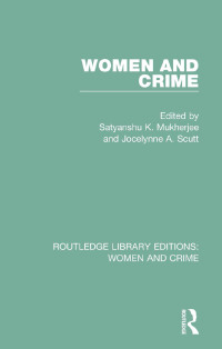 صورة الغلاف: Women and Crime 1st edition 9781138186552