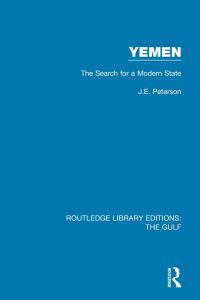 Imagen de portada: Yemen: the Search for a Modern State 1st edition 9781138183315