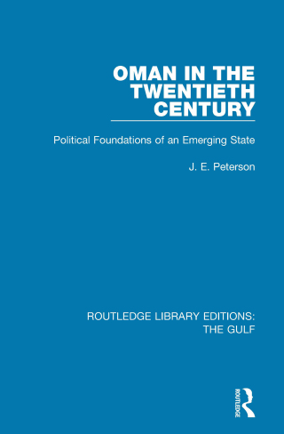 Imagen de portada: Oman in the Twentieth Century 1st edition 9781138184244
