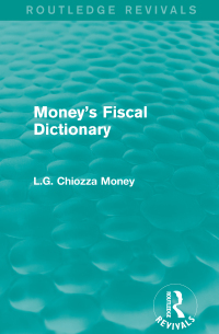 Cover image: Money's Fiscal Dictionary 1st edition 9781138182264