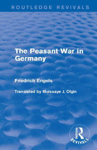 Imagen de portada: The Peasant War in Germany 1st edition 9781138181991