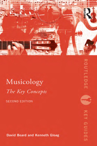 Cover image: Musicology: The Key Concepts 2nd edition 9780415679671