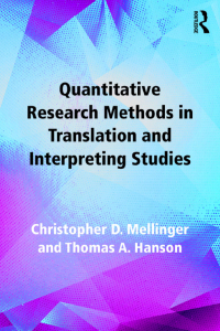 Titelbild: Quantitative Research Methods in Translation and Interpreting Studies 1st edition 9781138124967