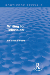 Cover image: Writing for Television 1st edition 9781138123519