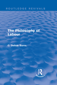 Imagen de portada: The Philosophy of Labour 1st edition 9781138122550