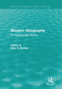 Imagen de portada: Modern Geography 1st edition 9781138652538
