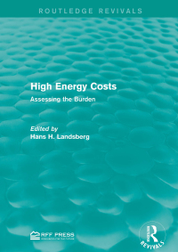 Cover image: High Energy Costs 1st edition 9781138120655