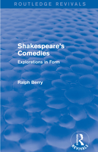 Imagen de portada: Shakespeare's Comedies 1st edition 9781138120426