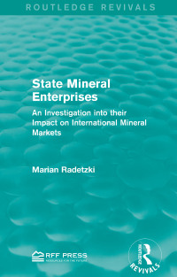 Cover image: State Mineral Enterprises 1st edition 9781138120006