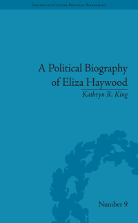 Imagen de portada: A Political Biography of Eliza Haywood 1st edition 9781851969173
