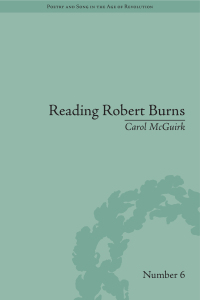 Cover image: Reading Robert Burns 1st edition 9780367876029