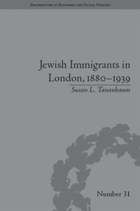 Cover image: Jewish Immigrants in London, 1880–1939 1st edition 9781138663053