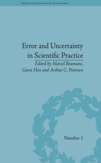 Immagine di copertina: Error and Uncertainty in Scientific Practice 1st edition 9781848934160