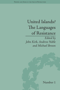 Imagen de portada: United Islands? The Languages of Resistance 1st edition 9781848933408