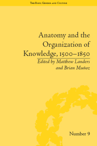 Omslagafbeelding: Anatomy and the Organization of Knowledge, 1500–1850 1st edition 9781848933217