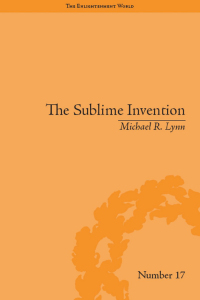 Imagen de portada: The Sublime Invention 1st edition 9781138661219