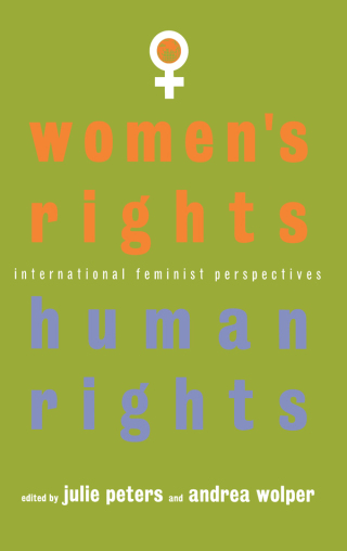 Imagen de portada: Women's Rights, Human Rights 1st edition 9780415909945