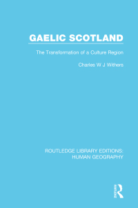 Cover image: Gaelic Scotland 1st edition 9781138963030