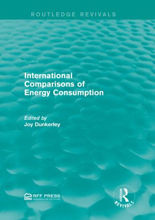 Titelbild: International Comparisons of Energy Consumption 1st edition 9781138962026