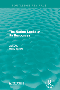 Cover image: The Nation Looks at its Resources 1st edition 9781138961470