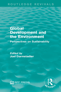 表紙画像: Global Development and the Environment 1st edition 9781138961111