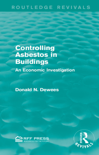Imagen de portada: Controlling Asbestos in Buildings 1st edition 9781138961012