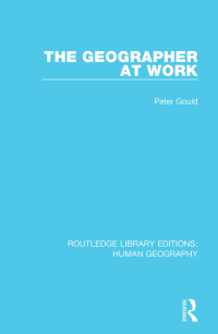 Cover image: The Geographer at Work 1st edition 9781138960350