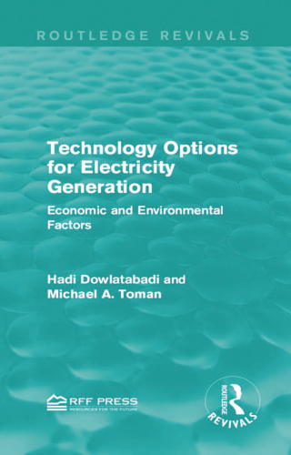 Imagen de portada: Technology Options for Electricity Generation 1st edition 9781138959149