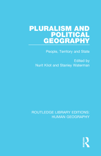 Imagen de portada: Pluralism and Political Geography 1st edition 9781138959002