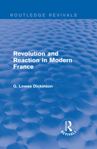 Imagen de portada: Revolution and Reaction in Modern France 1st edition 9781138958654