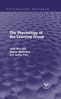 Imagen de portada: The Psychology of the Learning Group 1st edition 9781138957343