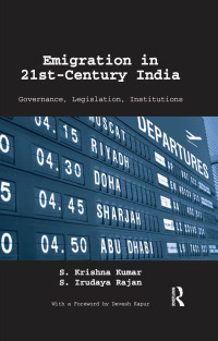 Immagine di copertina: Emigration in 21st-Century India 1st edition 9781138349117