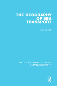 Imagen de portada: The Geography of Sea Transport 1st edition 9781138957237