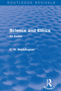 Cover image: Science and Ethics 1st edition 9781138956940